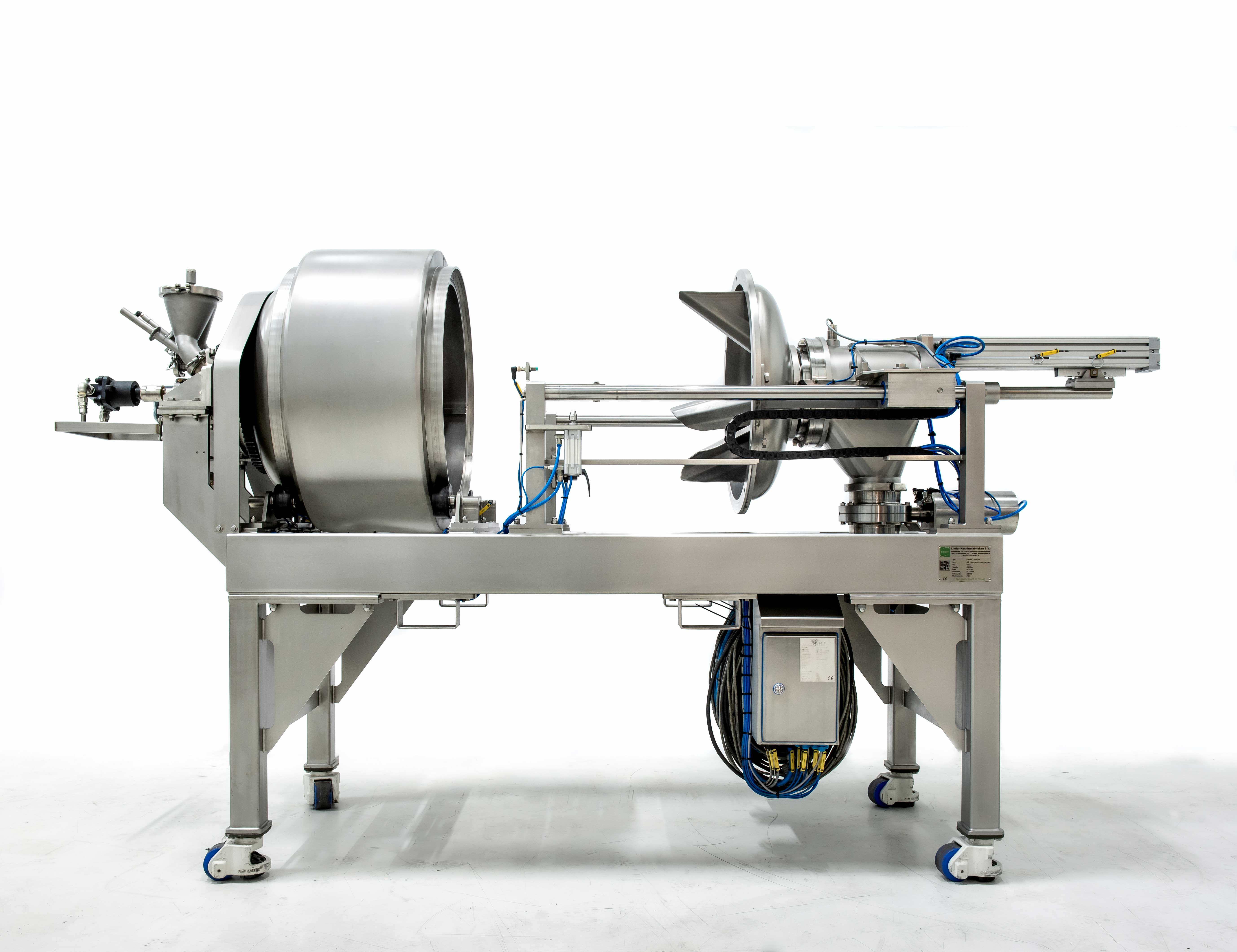 Lindor capsule vacuum dryer and coater open